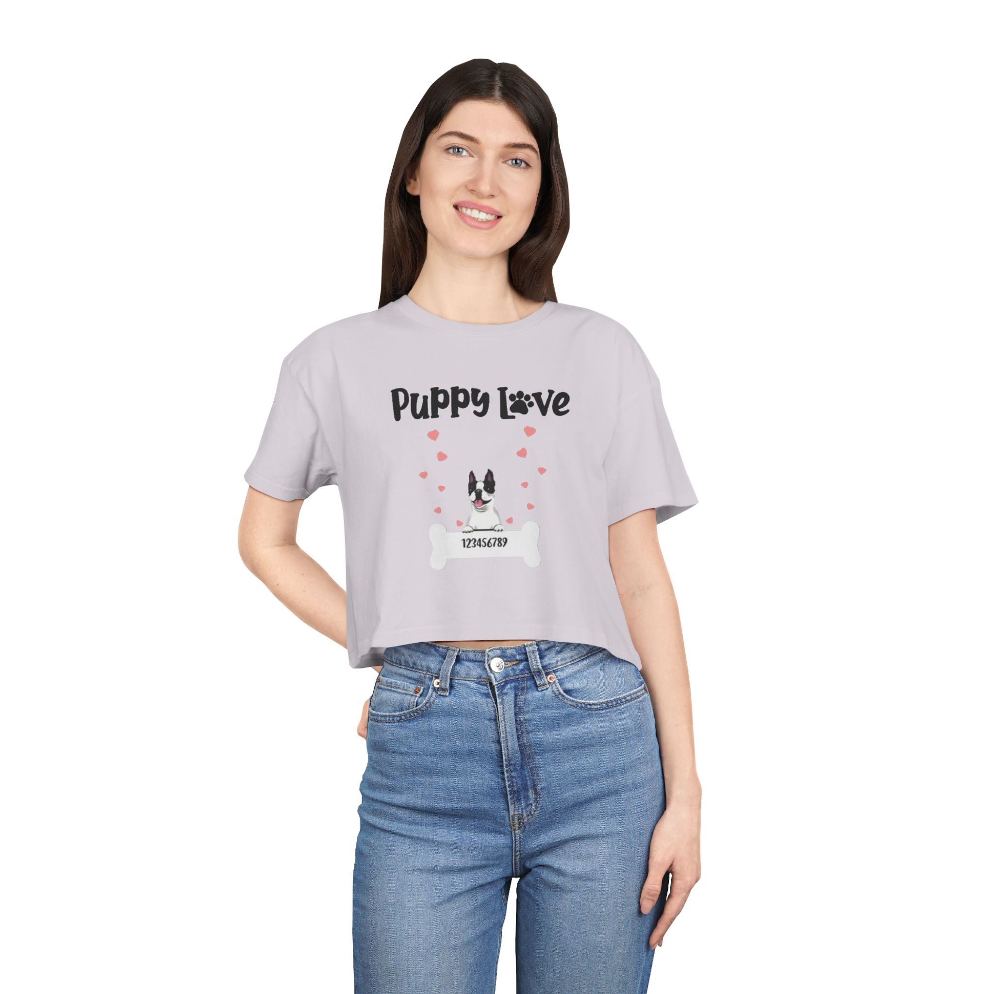 Puppy love | Women's Crop Tee